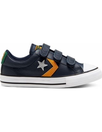 Converse sports shoes star player leather twist easy-on ox k